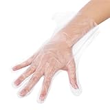 200 forros de cera de parafina desechables para pies y manos, bolsas de plástico para manos y pies, guantes de baño de parafina más grandes y gruesos, fundas de pies (200 manos)