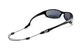 Cablz Monoz Adjustable Eyewear Retainer | Monofilament-Like Line, Adjustable, Off-The-Neck Eyewear Retainer Strap, 14in (Black)