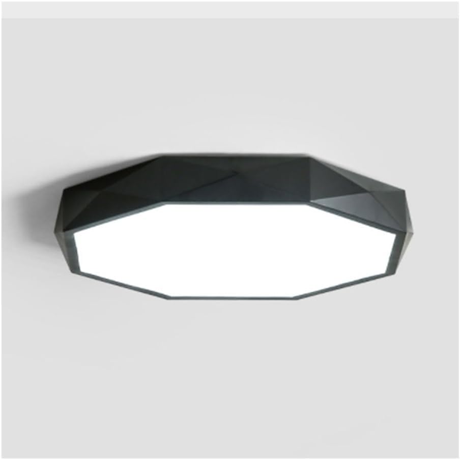 LED Ceiling Lamp, Super Bright Interior Decoration Lighting Fixture, Adjustable Dimmable Ceiling Light Minimalist with Acrylic Lampshade Ceiling Lamp(Yellow,40cm)