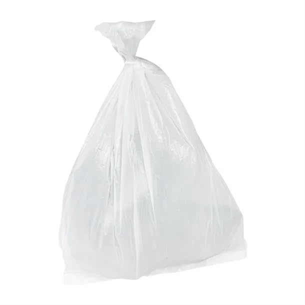 Bolsas de basura 30L blancas ligeras Jantex para mantener limpios los hogares