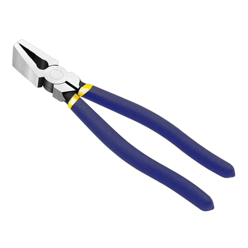 Alicates de cristal con mandíbulas planas de 8 pulgadas, para instalación de llaves y azulejos de mosaico de vidrieras, corte de espejo