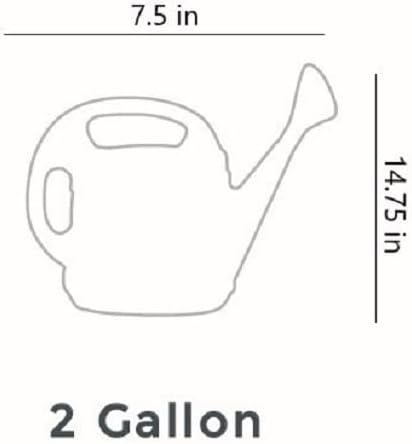 2-Gallon Standard Watering Can, Green : Everything Else