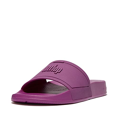 FitFlop EQ3399-030 iQUSHION Slides Midnight Navy US05