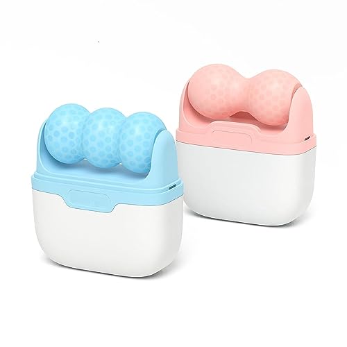 Image of 2 in 1 Face Ice Roller, Pain Relief - Cold Therapy Massage Roller, for Puffy Eyes, Reduce Wrinkles, Migraine, Skin Care and Relieve Muscle Soreness (1Pcs)