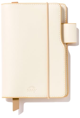いろは出版 マンスリー手帳 ノート ミニ A6変形 SUNNY LIGHT NOTE BOOK フリーマンスリー 【white】 LSLN-M-02
