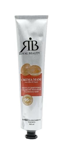 Royal Beauty Feuchtigkeitsspendende und regenerierende Handcreme mit Mandelöl, 75 ml