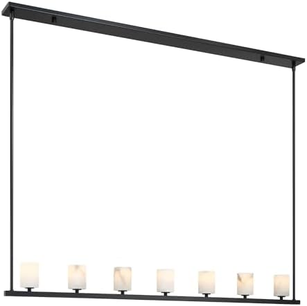 Crystorama Aragon 7 Light Matte Black Chandelier