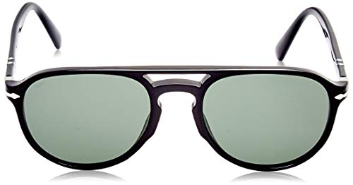 Persol Po3235S Pilot Sunglasses, Black/Green, 55 Mm #TOP1