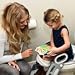 Potty Toilet Training Seat -Adjustable Ladder Baby Bathroom Training Chair Cover For Toilet With Step Stool & Handles-Foldable Kids Potty Trainer Seat For Boys & Girls- Easy Assembly & Discreet Design