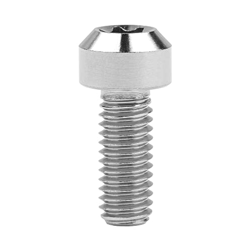 Image of Titanium Torx Square Head M6 x 10 15 20 25 30 35 40 45 50 60 65 70 80mm Screw Pack of 5 (Normal Titanium, M6x15mm)