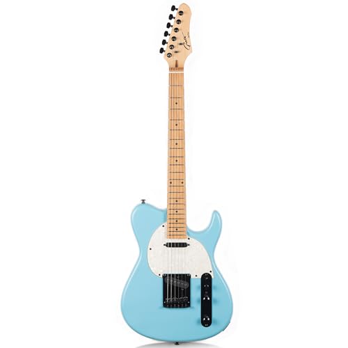 Grote Solid Electric Guita Right Handed TL Style (Daphne Blue)