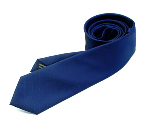 Image of Skinny Solid Ties for Men, 2.5 inch Slim Plain Neckties 4-Pack