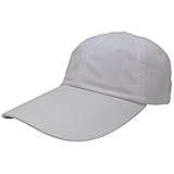 Sunbuster Extra Long Bill 100% Washed Cotton Cap with Leather Adjustable Strap - White