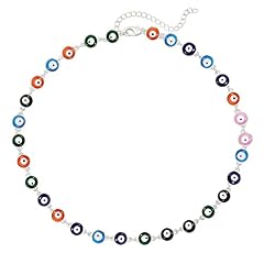 evil eye choker silver