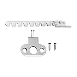 VELURA SYDL Casement Stay Latch Window Lock window Restrictor Hooks Window Hardware Long Hook White|1 Set Casement Window Opening Limiter|Home & Garden