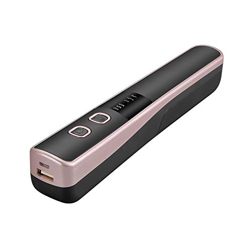 Lampada Sterilizzatrice UVC con powerbank e torcia integrata, sterilizzatore LED disinfettante germicida raggi ultravioletti, luce antibatterica ultravioletta +caricatore smartphone batteria portatile