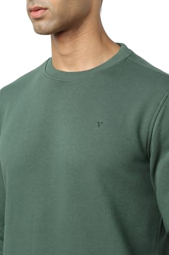 Image of Van Heusen Men Round Neck Cotton Sweatshirt