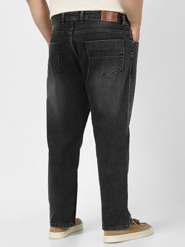 Image of Urbano Plus Men's Straight Fit Mid Rise Jeans