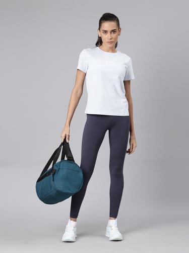 Image of XTEP Comprehensive Training Series Graphic Pattern, Crew Neck, Short Sleeve Slim Fit Training T-Shirt for Women