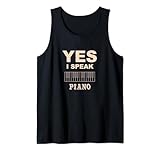 Photo Gallery t-shirt della band musicale yes i speak piano pianist musical high school canotta Photo Gallery t-shirt della band musicale yes i speak piano pianist musical high school canotta