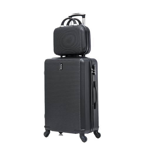 CELIMS - Maleta Grande de Viaje con Neceser Neceser 30cm Rígida con 4 Ruedas Ligera Facturación 23kg 75cm | Cerradura Integrada | Maleta Grande con 4 Ruedas 75cm | Negro CELIMS - Maleta Grande de Viaje con Neceser Neceser 30cm Rígida con 4 Ruedas Ligera Facturación 23kg 75cm | Cerradura Integrada | Maleta Grande con 4 Ruedas 75cm | Negro