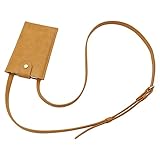 LUCKYCOIN Lightweight Crossbody Small Real Genuine Leather Phone Bag for Women Cellphone Adjustable...