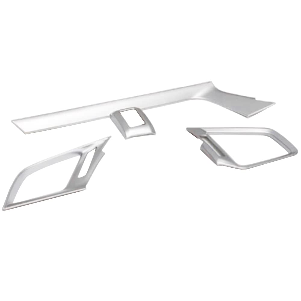 MASO Rivestimento di uscita dell'aria laterale della console centrale, rivestimento di scarico dell'aria anteriore, compatibile con Honda Civic Sedan 10 2016-2021 - fibra di carbonio