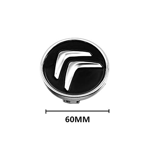 YOUGEYG Set of 4 Wheel hub Covers for Citroen C4 Picasso C3 Berlingo C5 X7 C2 C1 Ds3 ZX Xsara C8 DS DS4