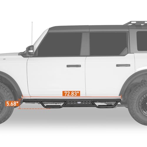 Estribos u-Box para Ford Bronco 2021-2026 4 puertas miniatura 4