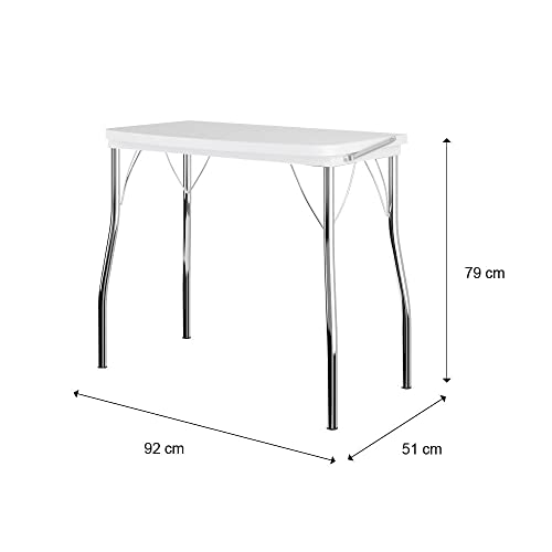 Conjunto Sala de Jantar Carraro Palermo mesa e 2 banquetas