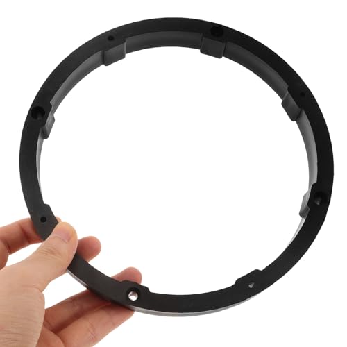 Soportes para altavoces de coche contra vibraciones, espaciador plano negro acolchado 3