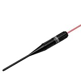 Laser Bore Sight Kit, ecoeco Multiple Caliber Red Laser Boresighters for .22 to .50 Caliber Rifle Sc