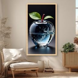 Tableaux muraux sur toile nature et peinture de fruits moderne 65 x 120 cm pour salon