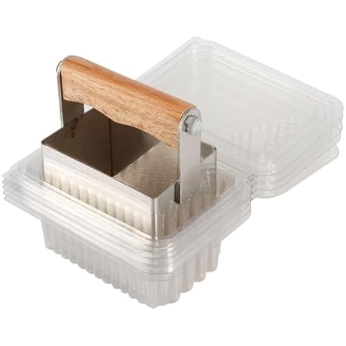 Steel Comb Honey Cutter with 10 Plastic Boxes – Professional Beekeeping Tool for Cutting Comb Honey, Durable Scraper for Neat Honey Processing