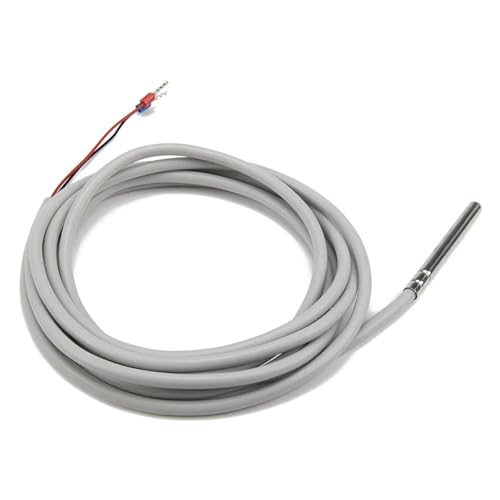 Sensor de temperatura NTC 10K con cable de gel de sílice de 2m y sonda de acero inoxidable 3