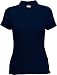 Produktbild Fruit of the Loom Damen Poloshirt SS092M, Blau - Blue (Deep Navy), Gr. 44 (Herstellergröße: XL)