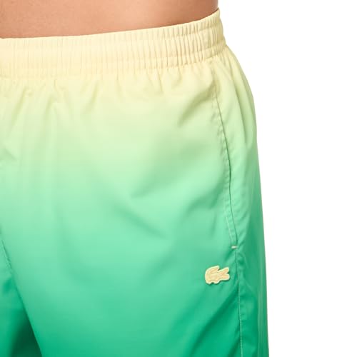 Lacoste Men's Gradient Print Swim Trunks3