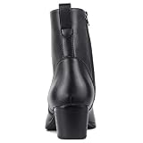 COWSDELLA Mężczyźni Modne Wysokim Obcasie Buty Męskie Zimowe Zamek Błyskawiczny do Kostki Chelsea Boots