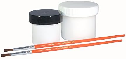 32V Copper Red Mica 2 oz Touch Up Paint & 1 oz Clear Coat Combo compatible with Mazda