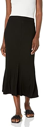 AG Adriano Goldschmied Women's Peary Skirt, True Black, Large