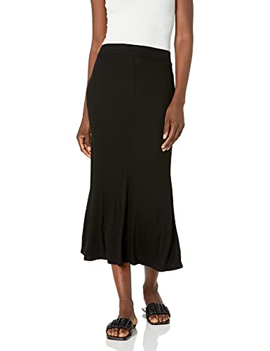 AG Adriano Goldschmied Falda de pera para mujer – Negro – Large