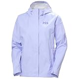 Helly-Hansen Loke Jacket Women's 2.0 - Waterproof, Windproof, Breathable, Seam-Sealed with Ventilation & Adjustable Hood, 698 Bright Lavender - M