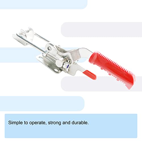 Image of 1PCS 304 Stainless Steel Style 40341, 900KG 2000 lbs Clamping Force, Self-Locking Heavy Duty Toggle Lock Clamp, Adjustable Toggle Latch