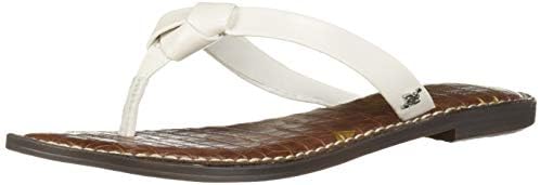 Sam Edelman Giles Flip-Flop, Bright White Leather, 5.5 M US