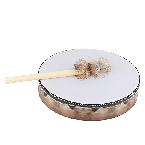 Shaman Drum Spirit Music Shamanic Drum with Rope Handles and Mallets, Multipurpose for Healing and Sound Healing (3)