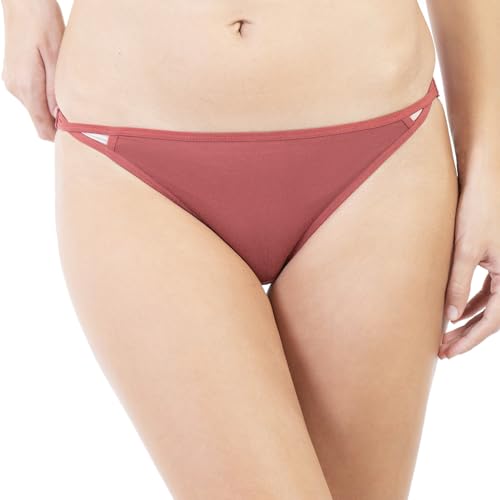 Image of ENVIE Women's Modal G-String Bikini /Medium Coverage, Girls Sexy String Panty /Underwear Women Bikini Panties