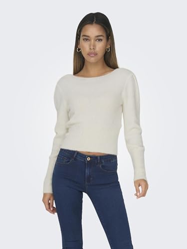 Image of Only Women's Nylon Blend Round Neck Sweater
