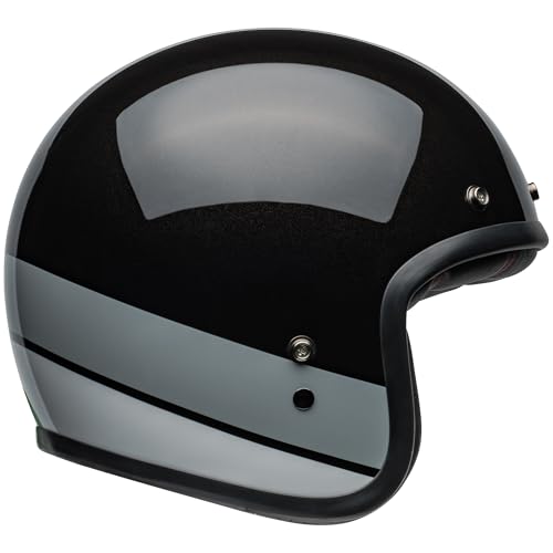 BELL Cruiser 2024 Custom 500 - Casco de Motocicleta para Adulto, Color Negro ápice en Copos ECE6, ECE (UE), Talla XL