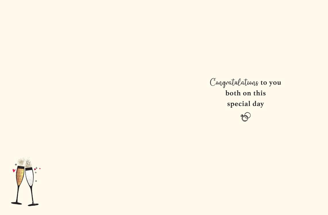 Piccadilly Greetings Wedding Card, Special Wishes Renewal of vows - 8 x 6 inches