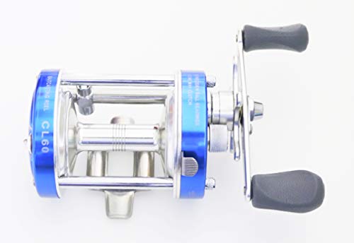 Mingyang Cl60 Baitcasting Fishing Reels Fishing Tackle 2+1 Bb Right Handed Gear Ratio 4.2:1 Blue,Conventional Casting Reel,Metal Body, For Catfish #TOP1